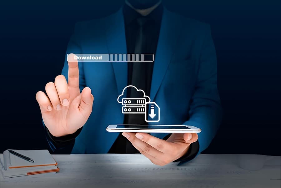 Person touching virtual cloud security interface on tablet device, highlighting our free data egress transfer service. Person touching virtual cloud security interface on tablet device, highlighting our free data egress transfer service.