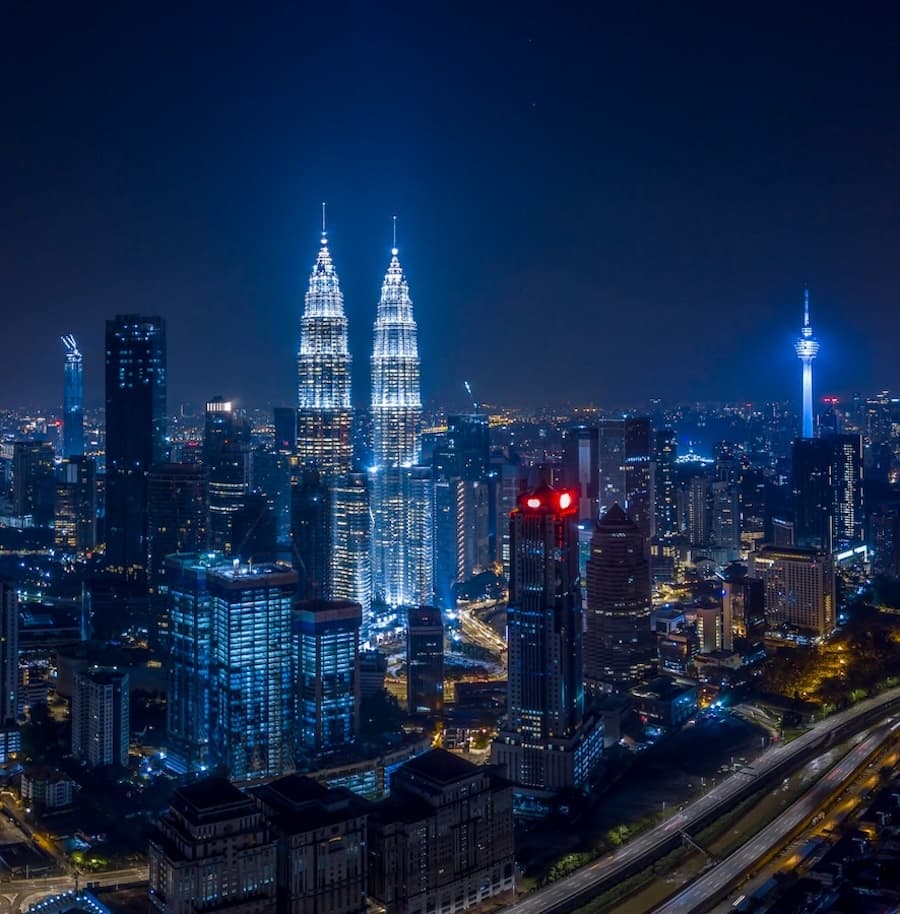Kuala Lumpur night skyline showcasing the illuminated Petronas Twin Towers, location of our Southeast Asian CDN node for optimized content delivery. Kuala Lumpur night skyline showcasing the illuminated Petronas Twin Towers, location of our Southeast Asian CDN node for optimized content delivery.