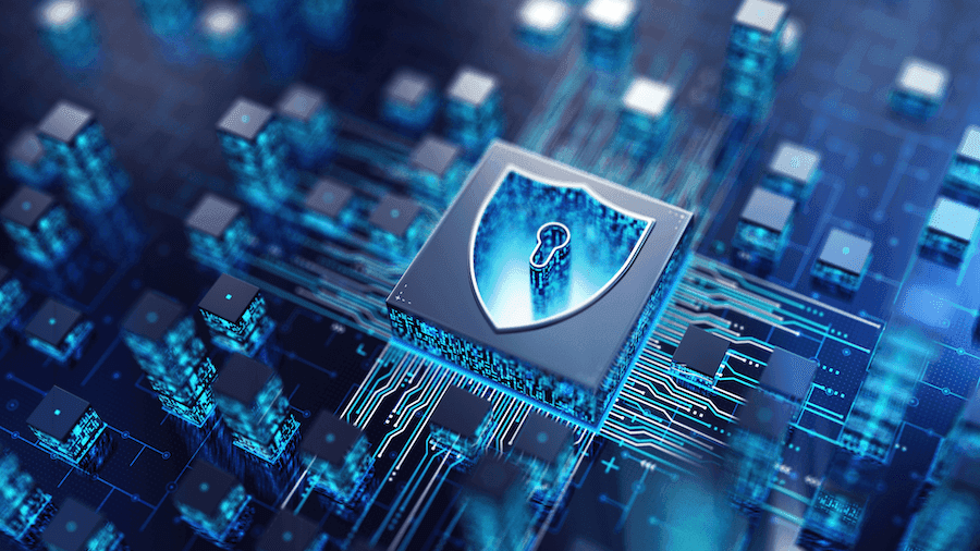 Close-up of a digital lock icon on a futuristic circuit board, symbolizing cybersecurity. Blue tones convey a high-tech, secure, and sophisticated atmosphere. Close-up of a digital lock icon on a futuristic circuit board, symbolizing cybersecurity. Blue tones convey a high-tech, secure, and sophisticated atmosphere.